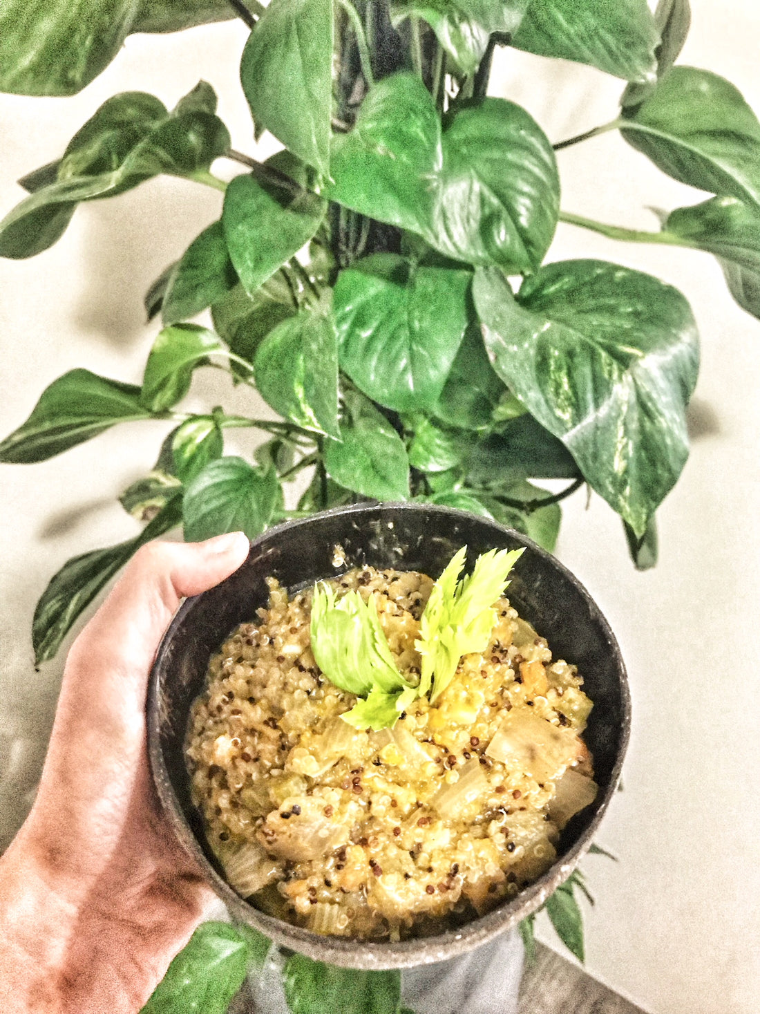 Clean Quinoa Risotto - Vegan and Gluten-Free.