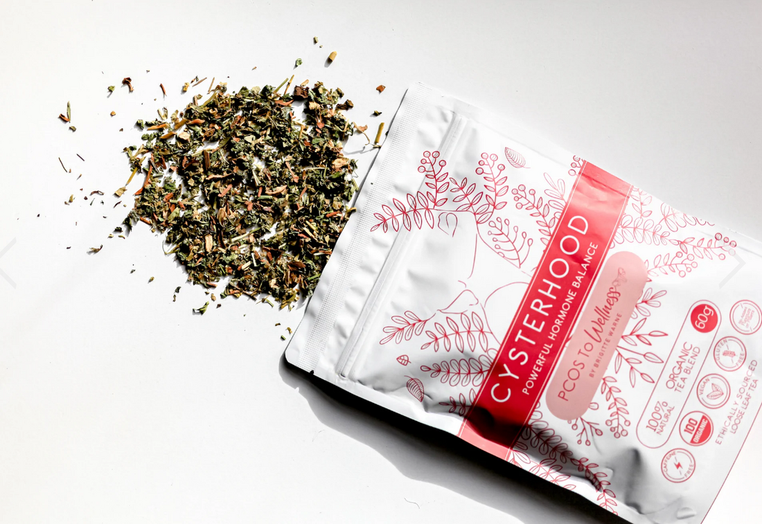 How can Cysterhood tea help manage PCOS?