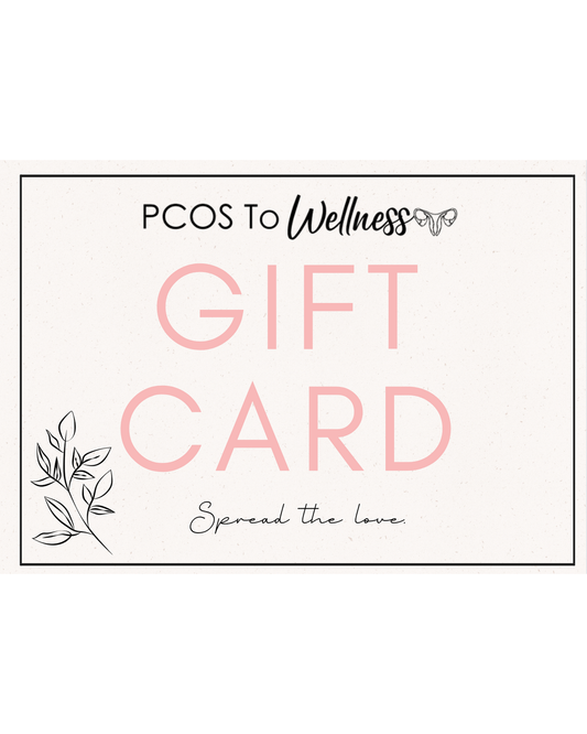 PCOS To Wellness digital gift card