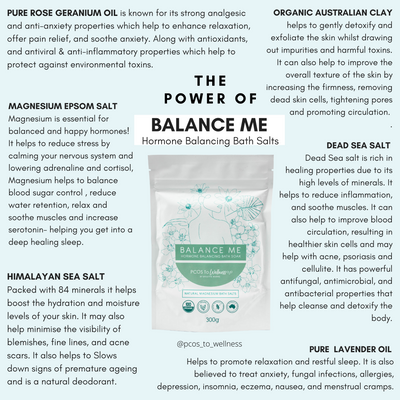 Balance Me - Hormone Balancing Bath Salts
