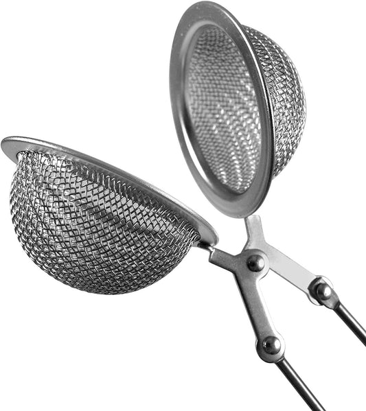 Silver Clamp Tea Infuser/ Strainer