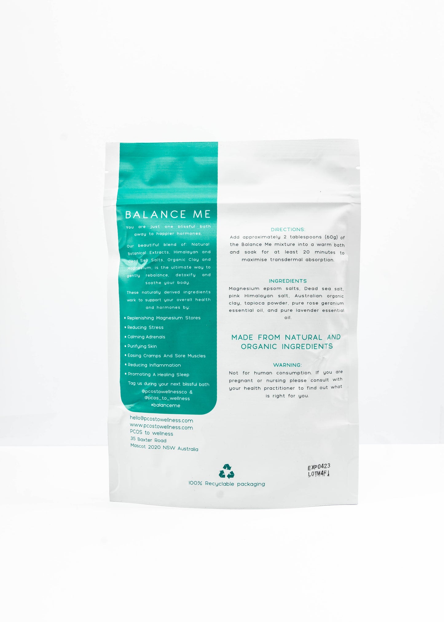 Balance Me - Hormone Balancing Bath Salts